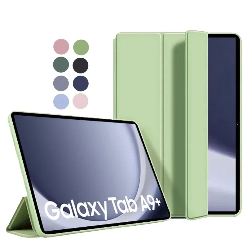 Remarkable Tablet Accessories - サムスンギャラクシータブ A9 プラスケース 11 インチフリップスタンド磁気ソフト TPU
