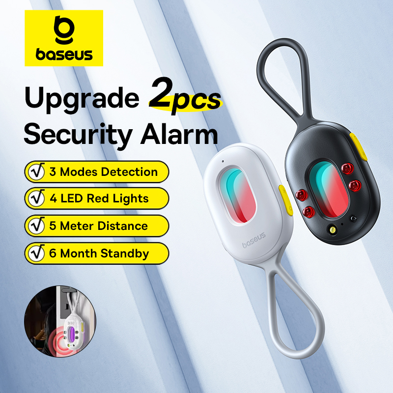 Accessories For Android Tablet - Baseus 2 個セキュリティ警報検出器アップグレードサウンド保護センサードア窓カメラ盗難防止警報機器検出器