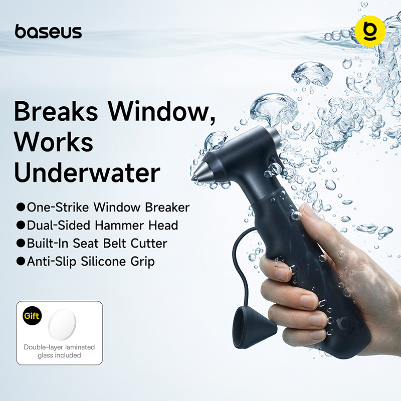 Accessories For Android Tablet - Baseus GoTrip DT2 車用安全ハンマー 2 in