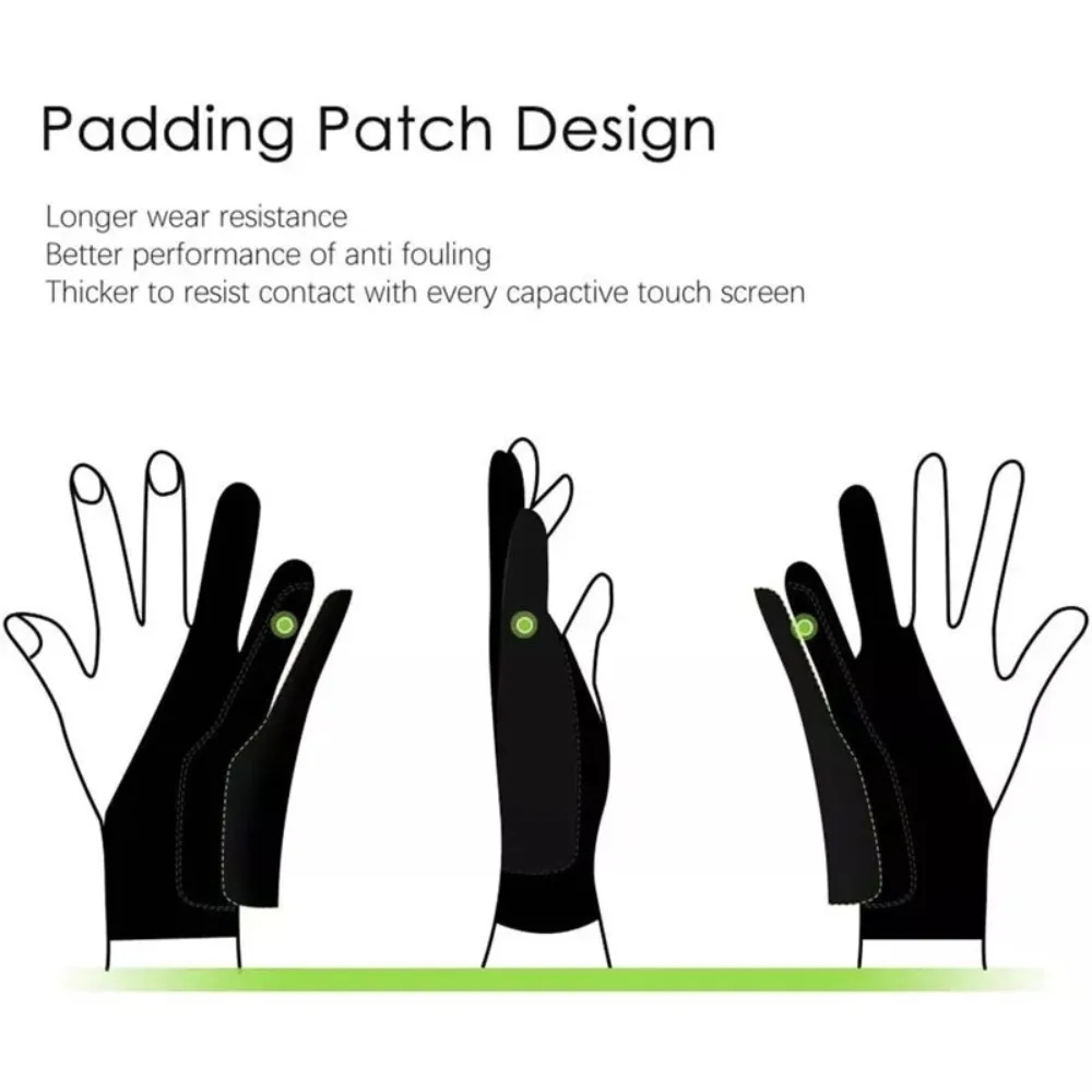 グラフィックタブレット用の厚みのある描画用手袋 ライトパッド - Drawing Glove Artist のレビューと価格