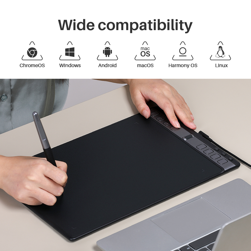 Huion Inspiroy 2 L 10.5x6.56 イ - Graphic Tablet Accessories のレビューと価格