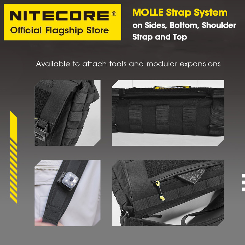 NITECORE SLB06 通勤クロスボディバッグ黒スリン - Tablet Accessories Bag のレビューと価格