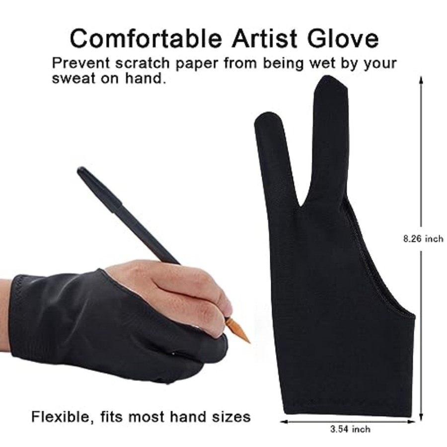 スクラッチペイントアートツール、11ピースのスクラッチ描画ツ - Drawing Glove Artist のレビューと価格
