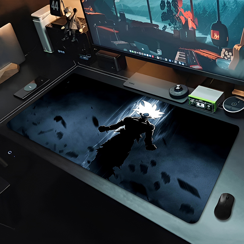 DBZ ブラックアニメマウスパッドドラゴンボール大型 PC  - Graphic Tablet Accessories のレビューと価格