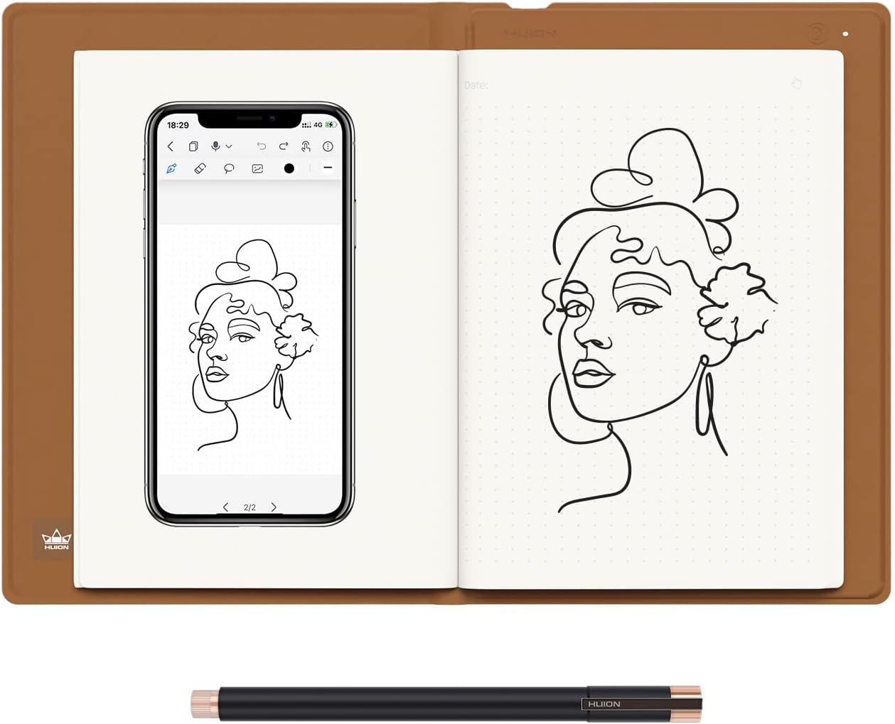 huion note 2 em 1 デジタル手書きノートブッ - Graphic Tablet Accessories のレビューと価格