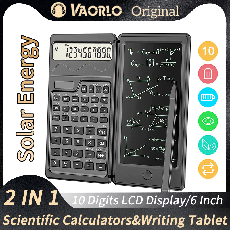 VAORLO 2 IN 1 折りたたみ式関数電卓 6 インチ - Graphic Tablet Accessories のレビューと価格