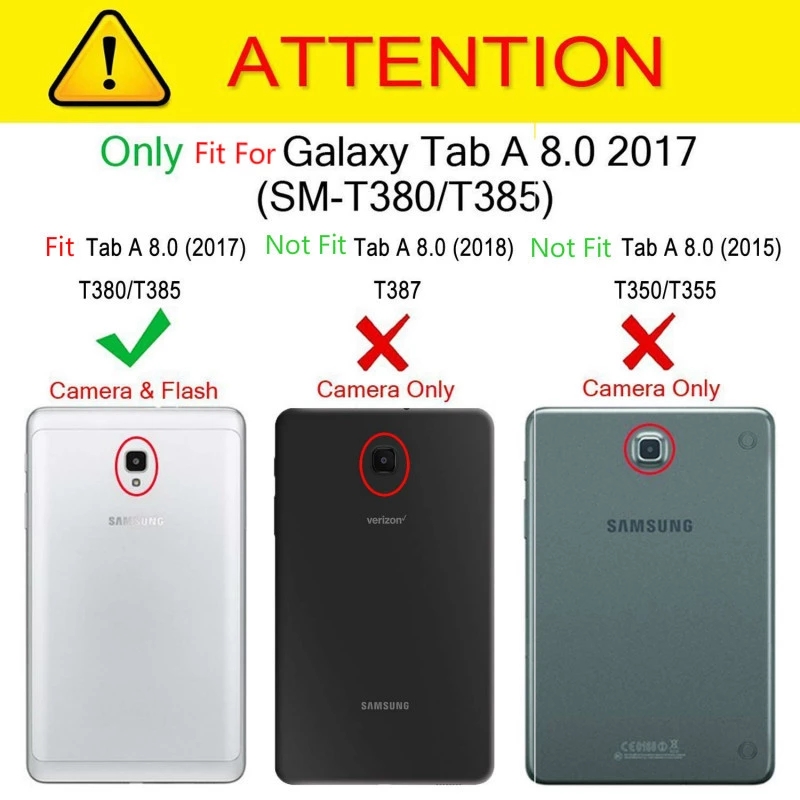 タブレットケース三星銀河タブ A 8.0 2017 T380 - Tablet Accessories Bag のレビューと価格