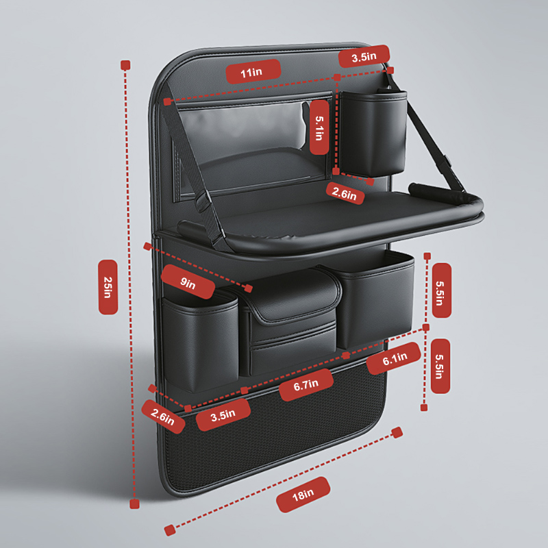 SEAMETAL カーシートバックオーガナイザー自動後部座席 - Tablet Accessories Bag のレビューと価格