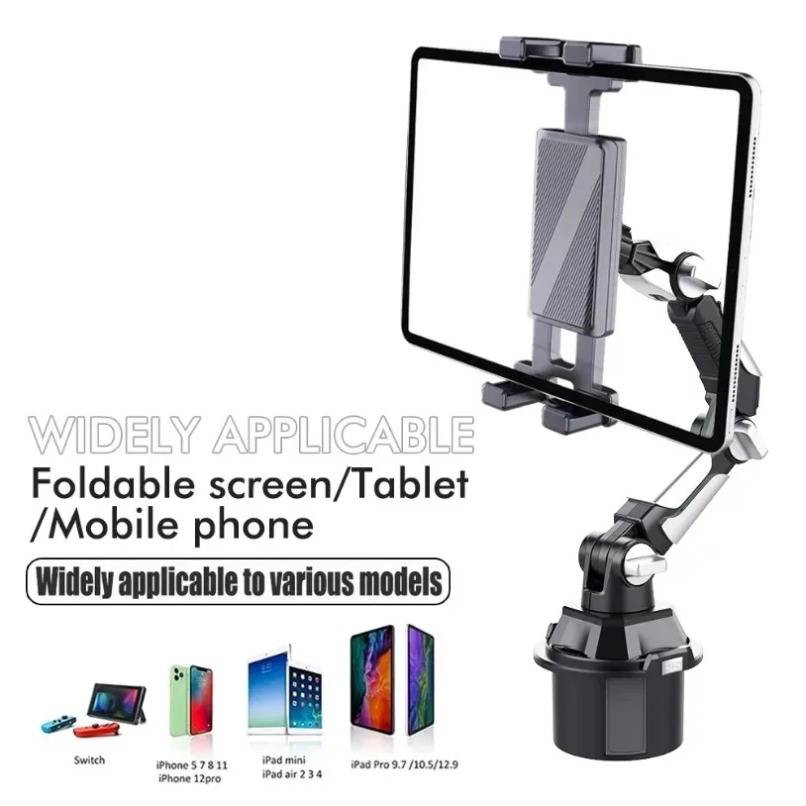 車のカップホルダー電話タブレットマウント 360 回転フレキ - Accessories For Android Tablet のレビューと価格