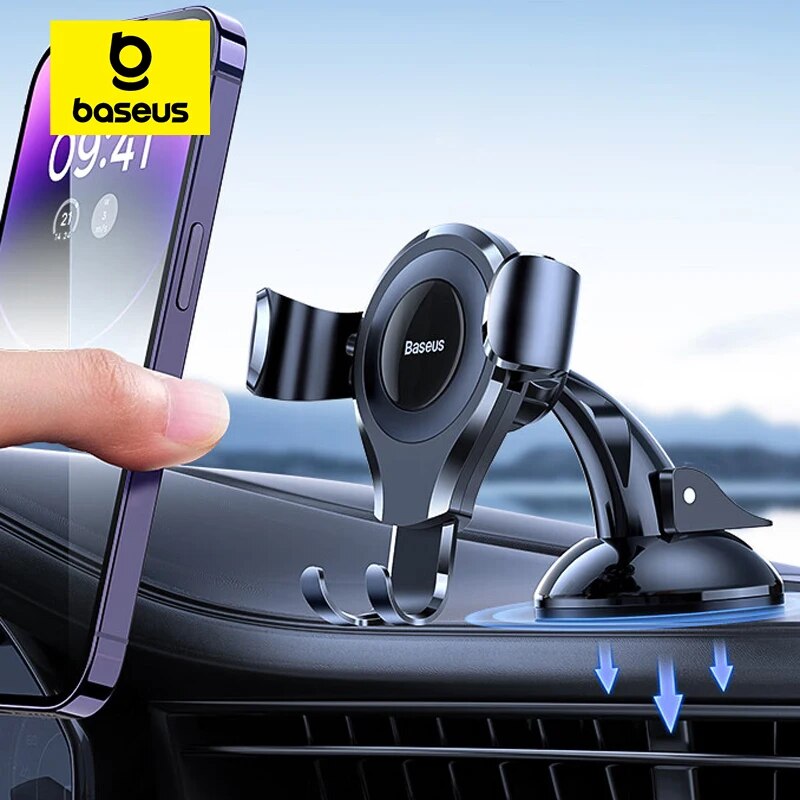 Baseus 自動車電話ホルダー iPhone 自動重力ダッ - Accessories For Android Tablet のレビューと価格