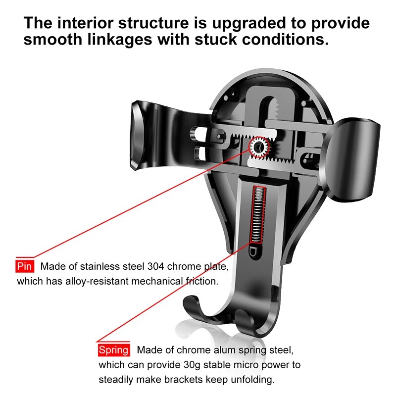 Baseus 自動車電話ホルダー iPhone 自動重力ダッ - Accessories For Android Tablet のレビューと価格