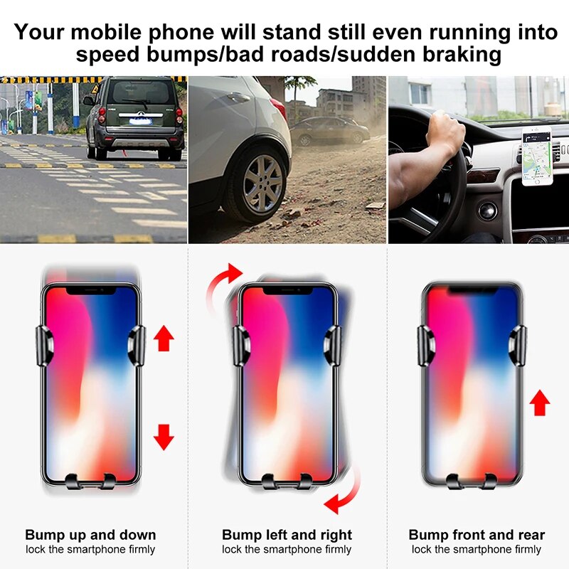 Baseus 自動車電話ホルダー iPhone 自動重力ダッ - Accessories For Android Tablet のレビューと価格