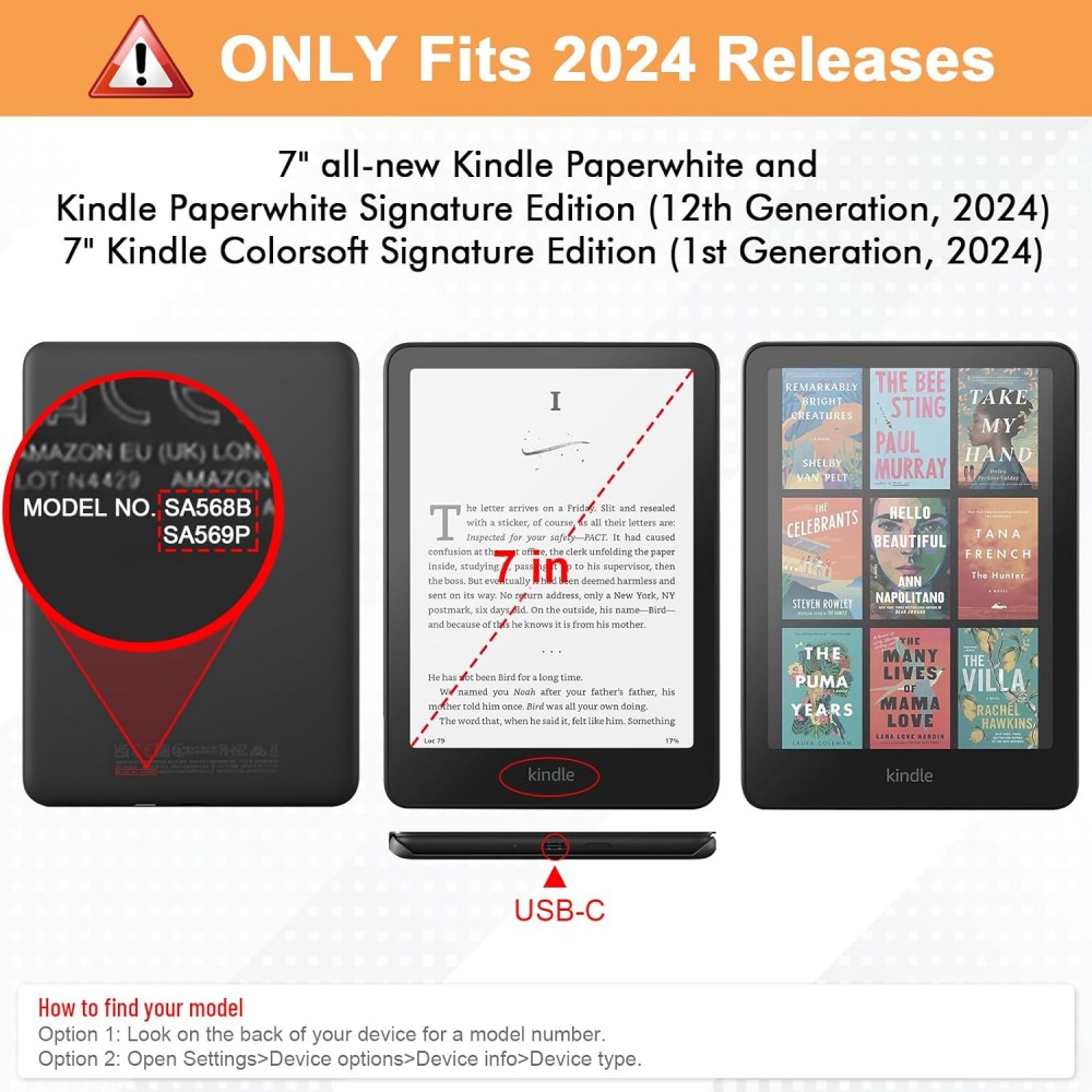 Kindle Paperwhite 2024 第 12 世代 - Redmi Tablet Accessories のレビューと価格