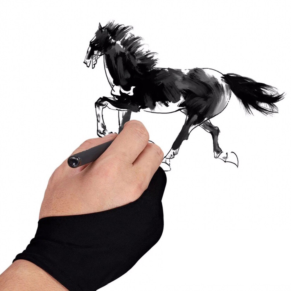 4 個の 2 本指アーティストグローブ スパンデックス描画用 - Drawing Glove Artist のレビューと価格