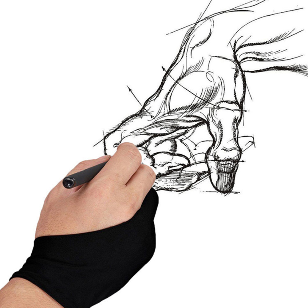 2個入り描画用グローブ、デジタルアーティスト向け二本指デザイ - Drawing Glove Artist のレビューと価格