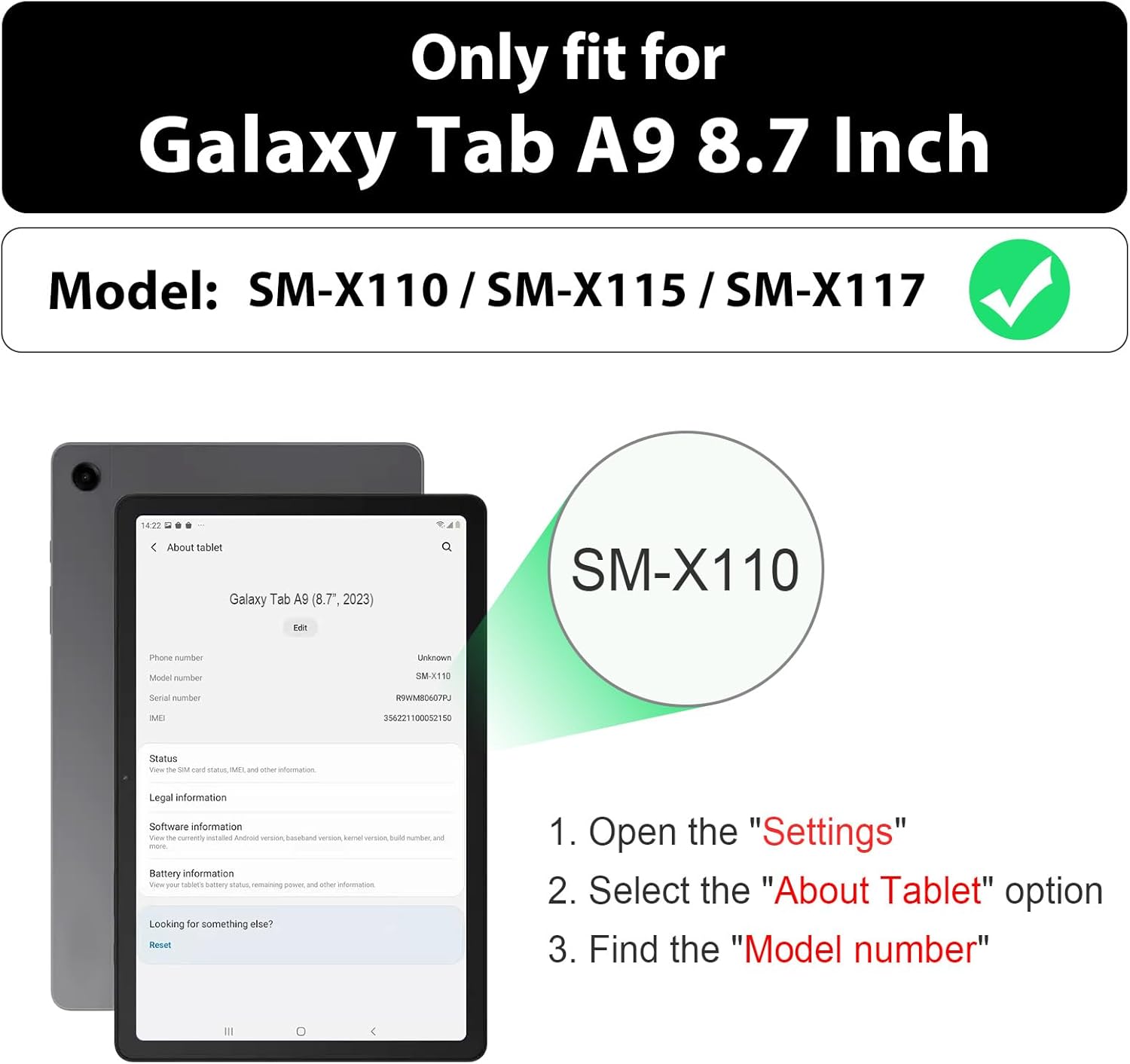 Samsung Galaxy Tab A9 2023 8.7 - Remarkable Tablet Accessories のレビューと価格
